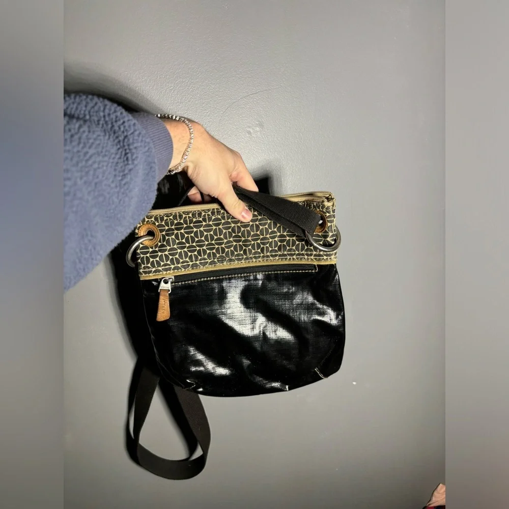 Fossil Key Per Coated Crossbody Bag